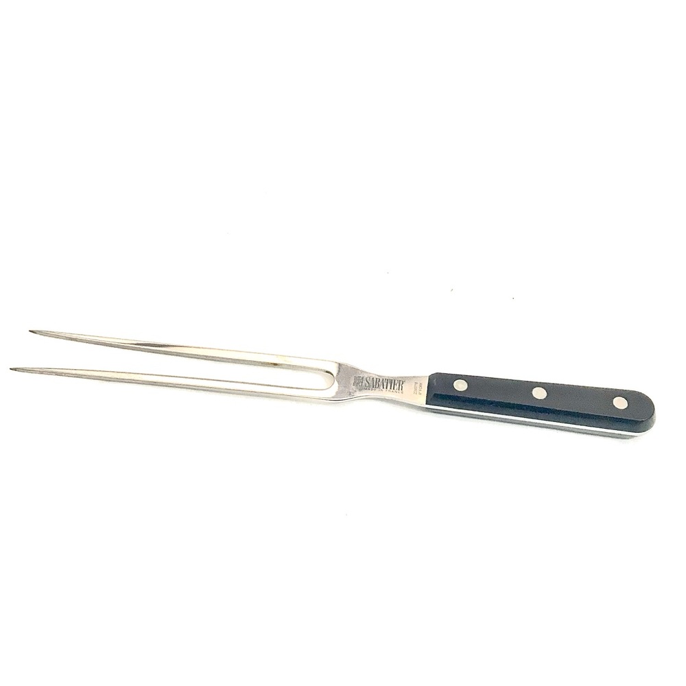 Sabatier Forged Stainless Steel Carving Fork - 8” long fork